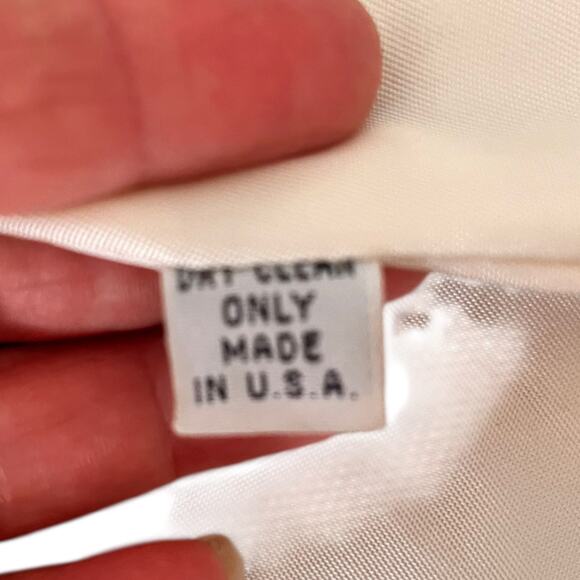 VINTAGE Romano by Red Kid USA Womens Jacket Leather White Mid Length M/L - Picture 11 of 11